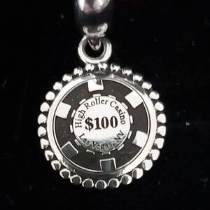 Authentic Pandora Sterling Silver "Las Vegas Exclusive" High Roller ChipUSB90010